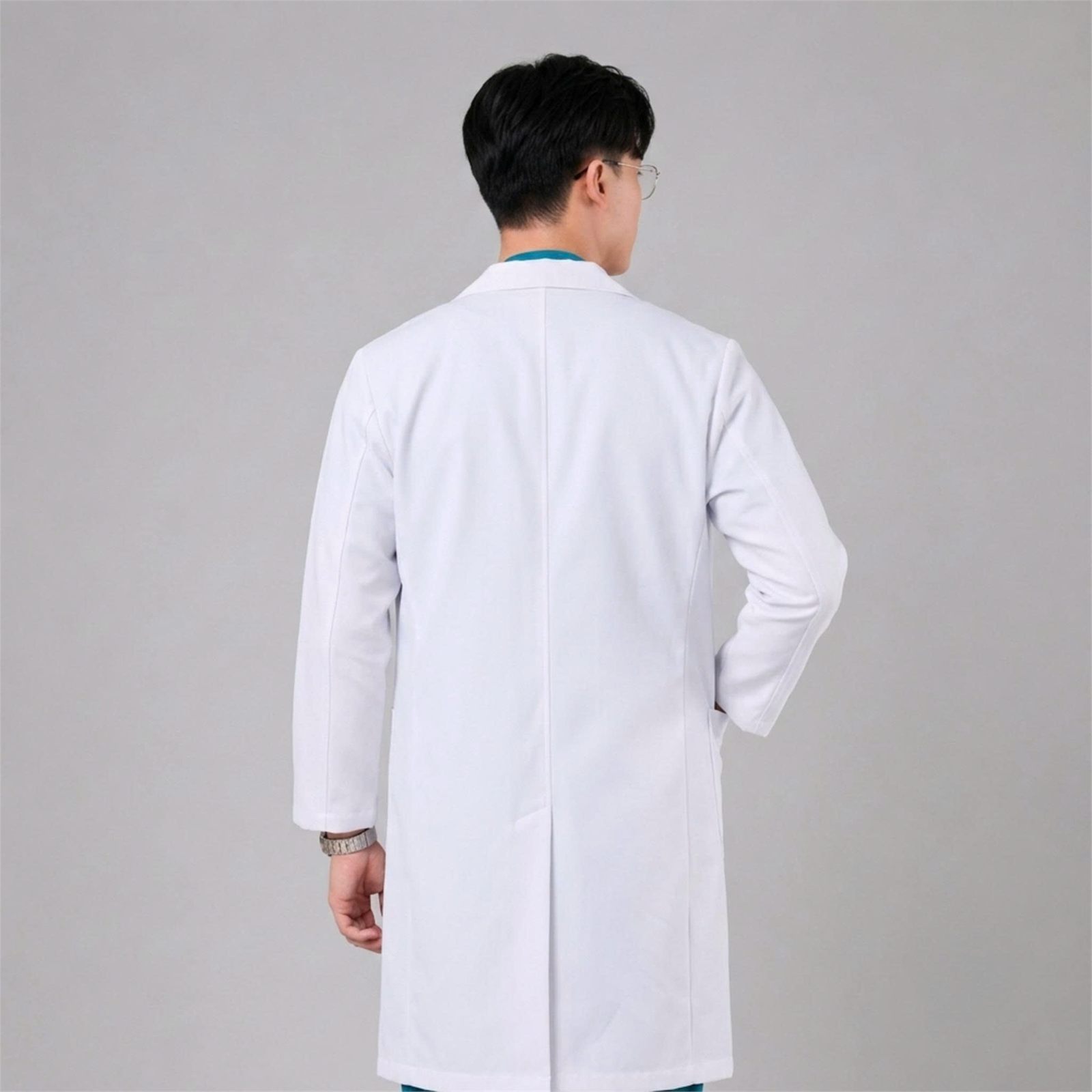 Áo Blouse nam mặt sau